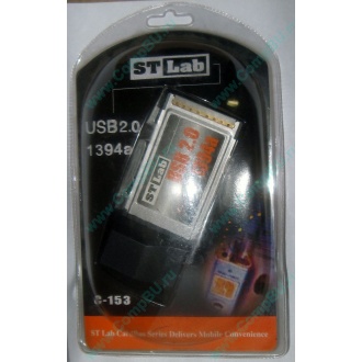 Переходник IEEE1394 (FireWire) + USB2.0 PCMCIA STLab C-153 в Хабаровске, адаптер IEEE-1394 (Fire-Wire) + USB 2.0 PCMCIA ST-Lab C153 купить (Хабаровск)